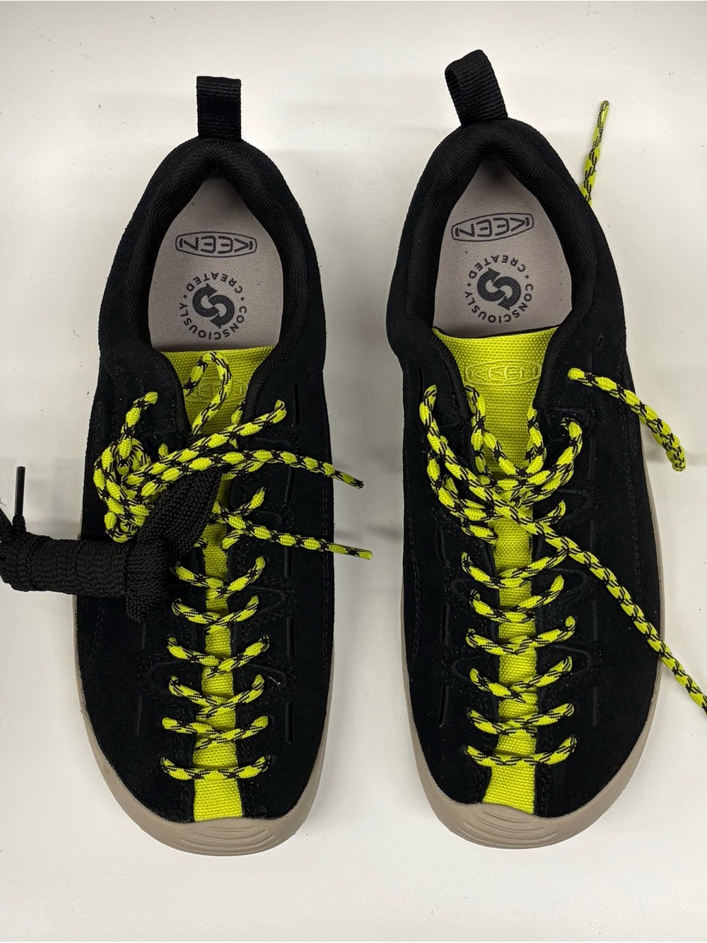 KEEN Jasper Men's Shoes Size 9 Black Evening Primrose Climbing Sneaker 1031710